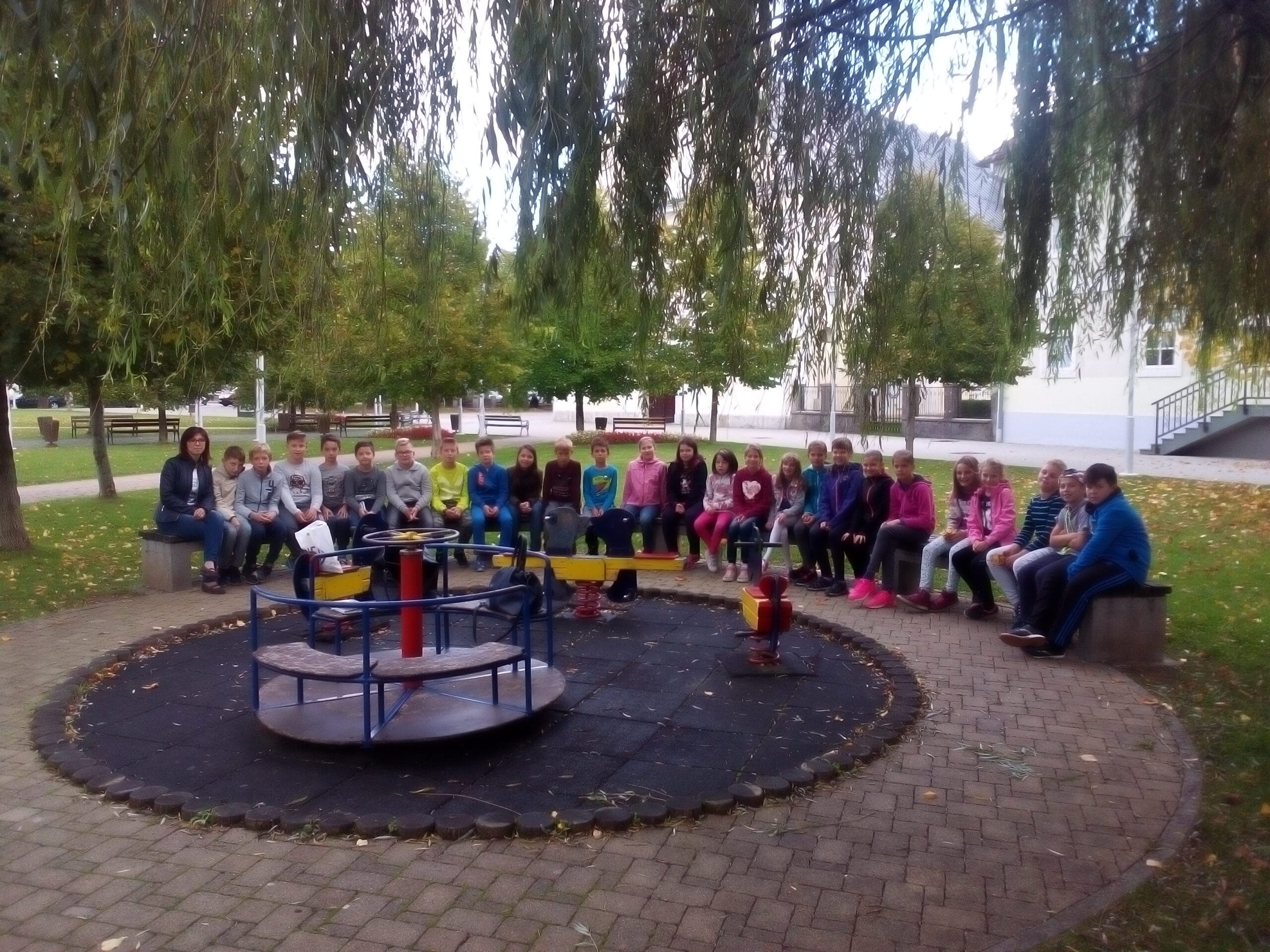 U Čitateljskoj šetnji parkom