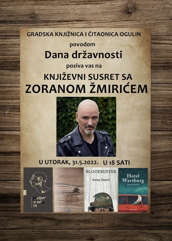 Književni susret sa Zoranom Žmirićem