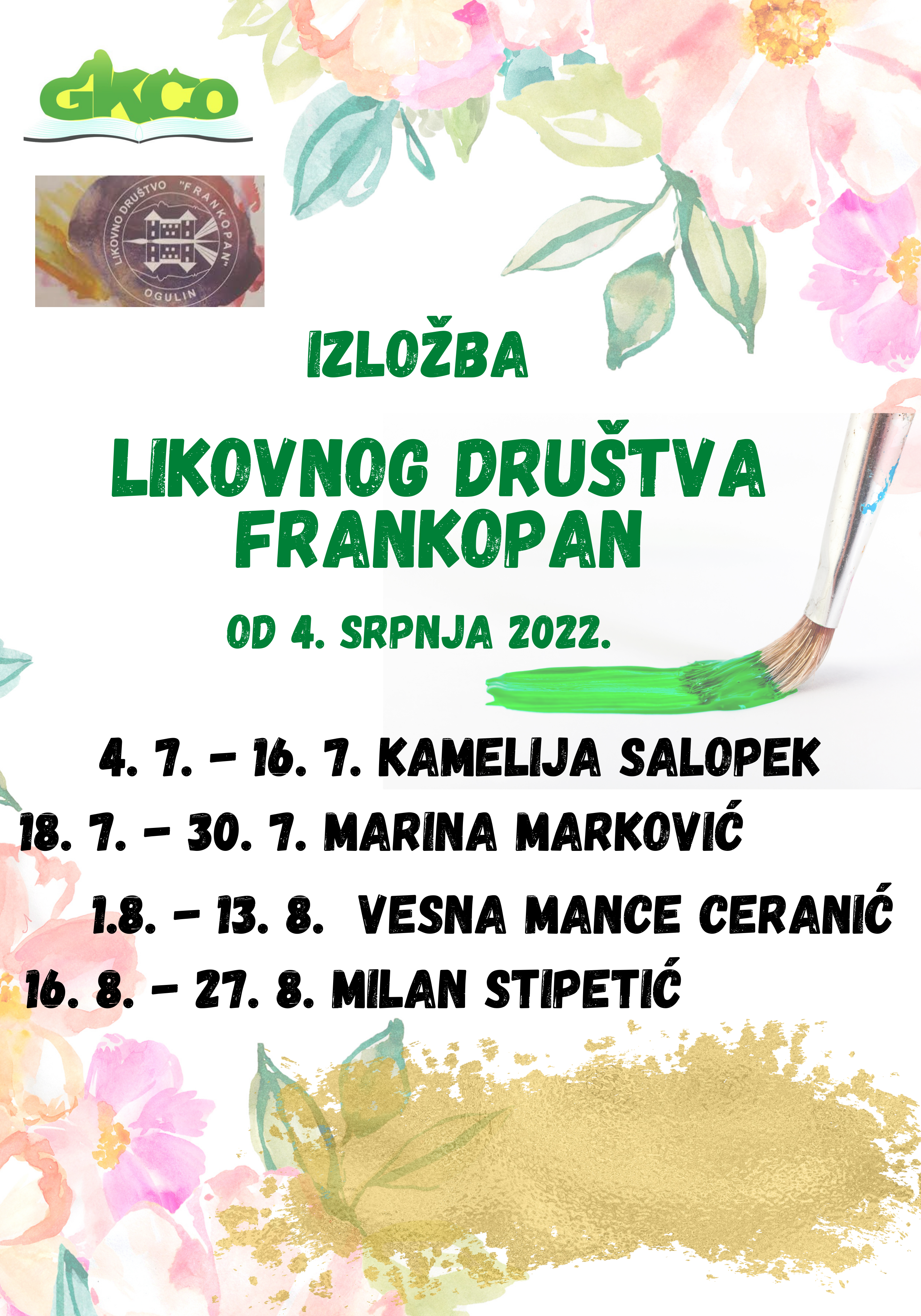 Izložba Likovnog društva Frankopan