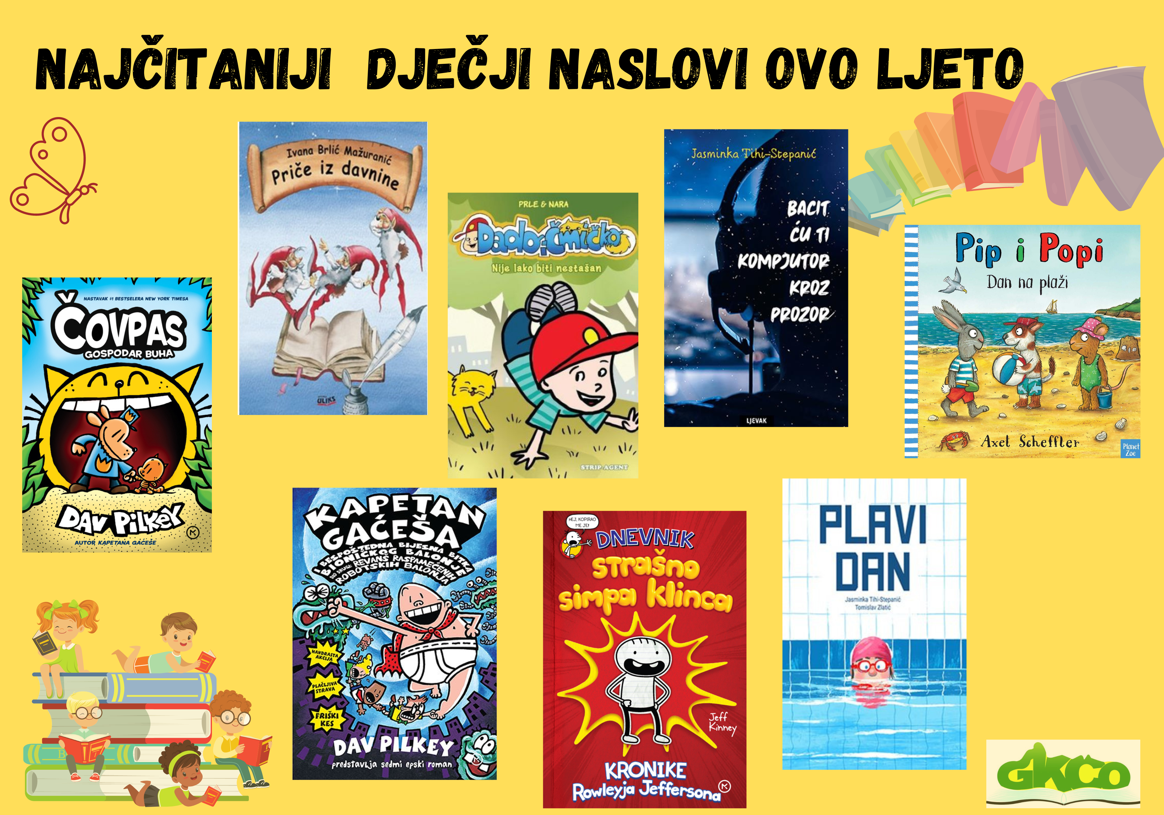 Najčitaniji dječji naslovi ovoga ljeta