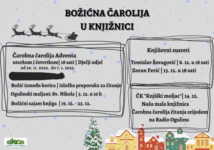 Božićna čarolija u Knjižnici