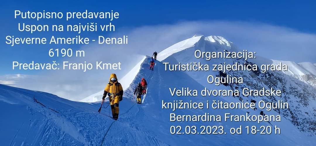 Putopisno predavanje: Pohod na Denali