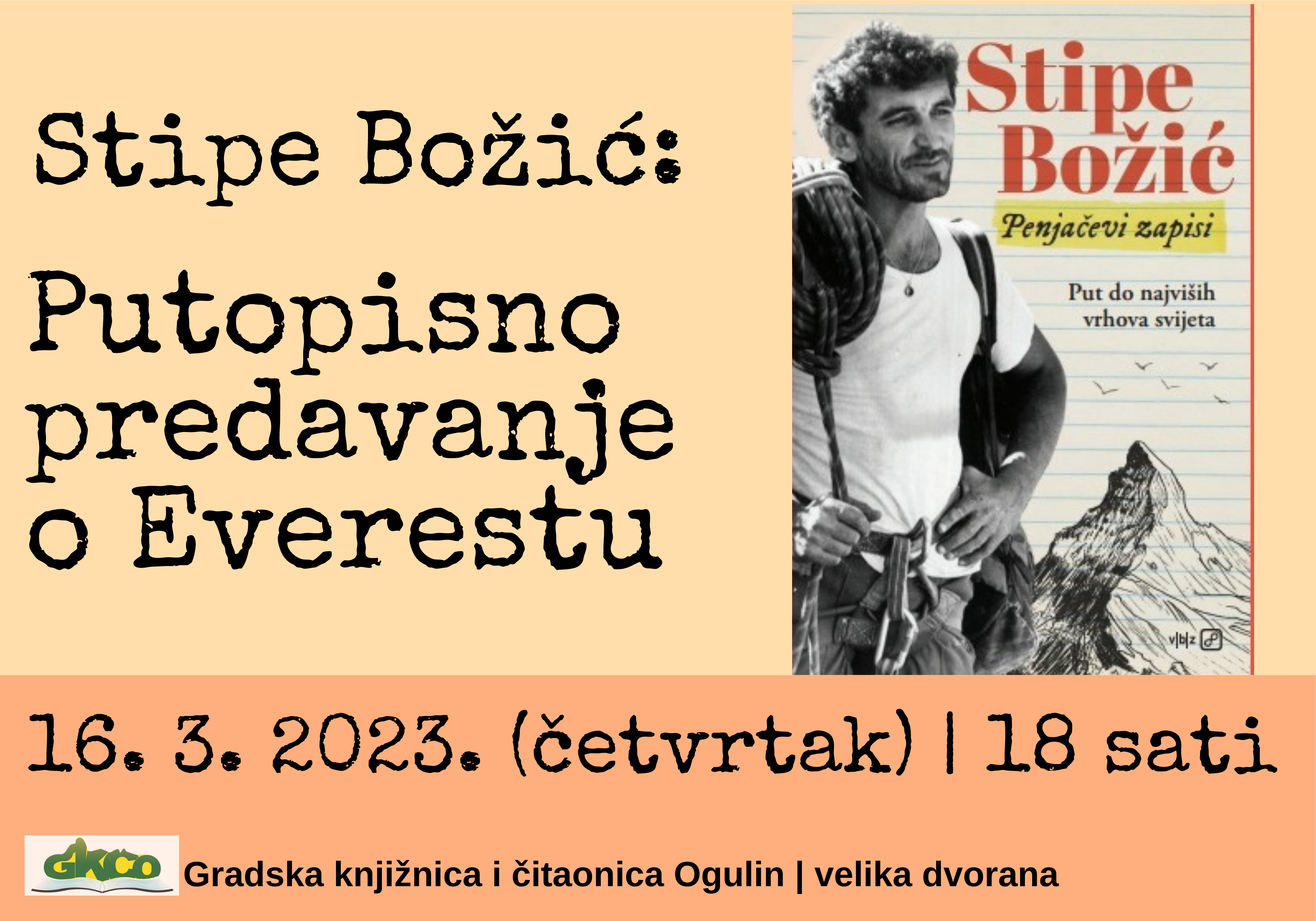Stipe Božić – putopisno predavanje o Everestu