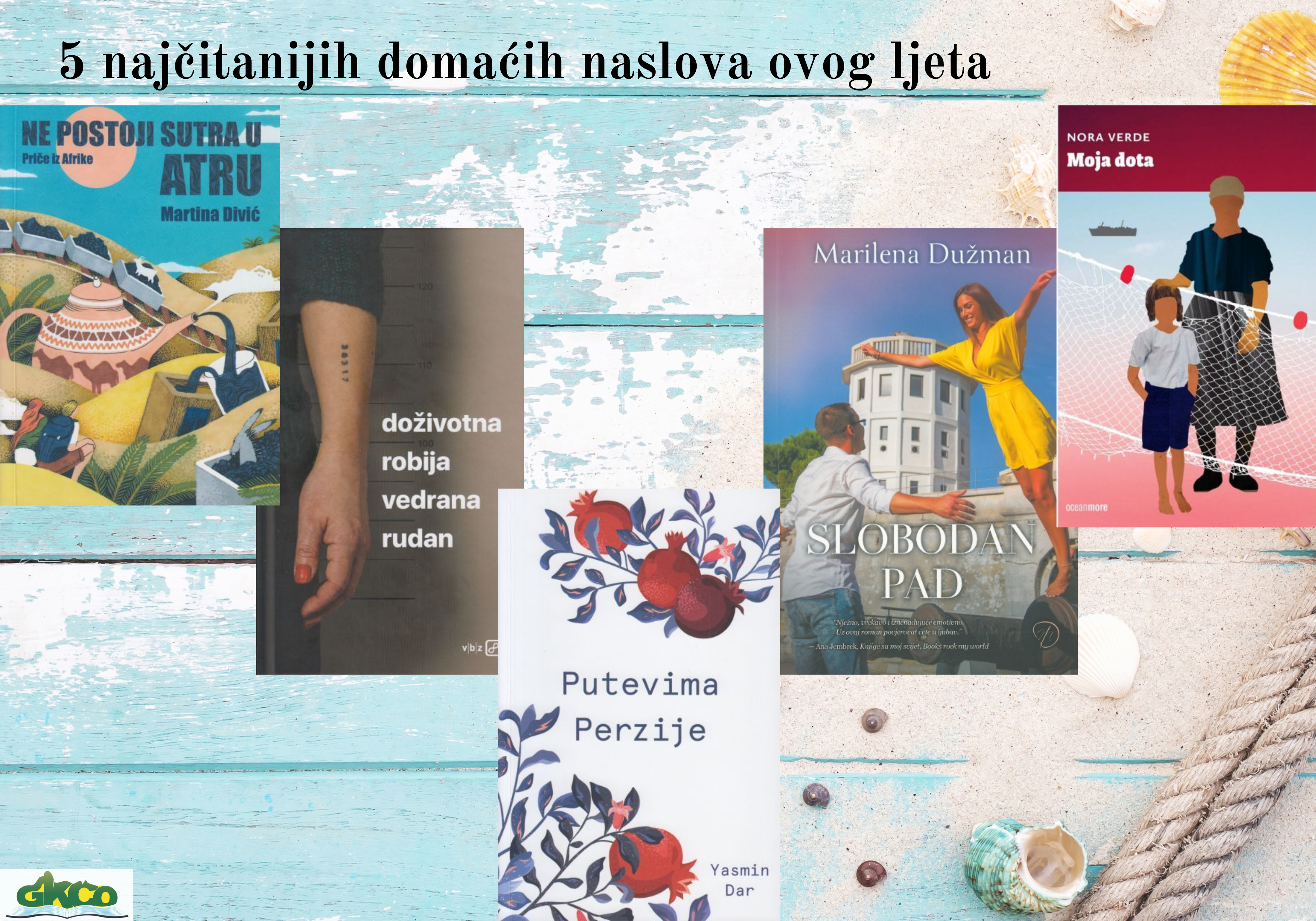 5 najčitanijih domaćih naslova ovog ljeta