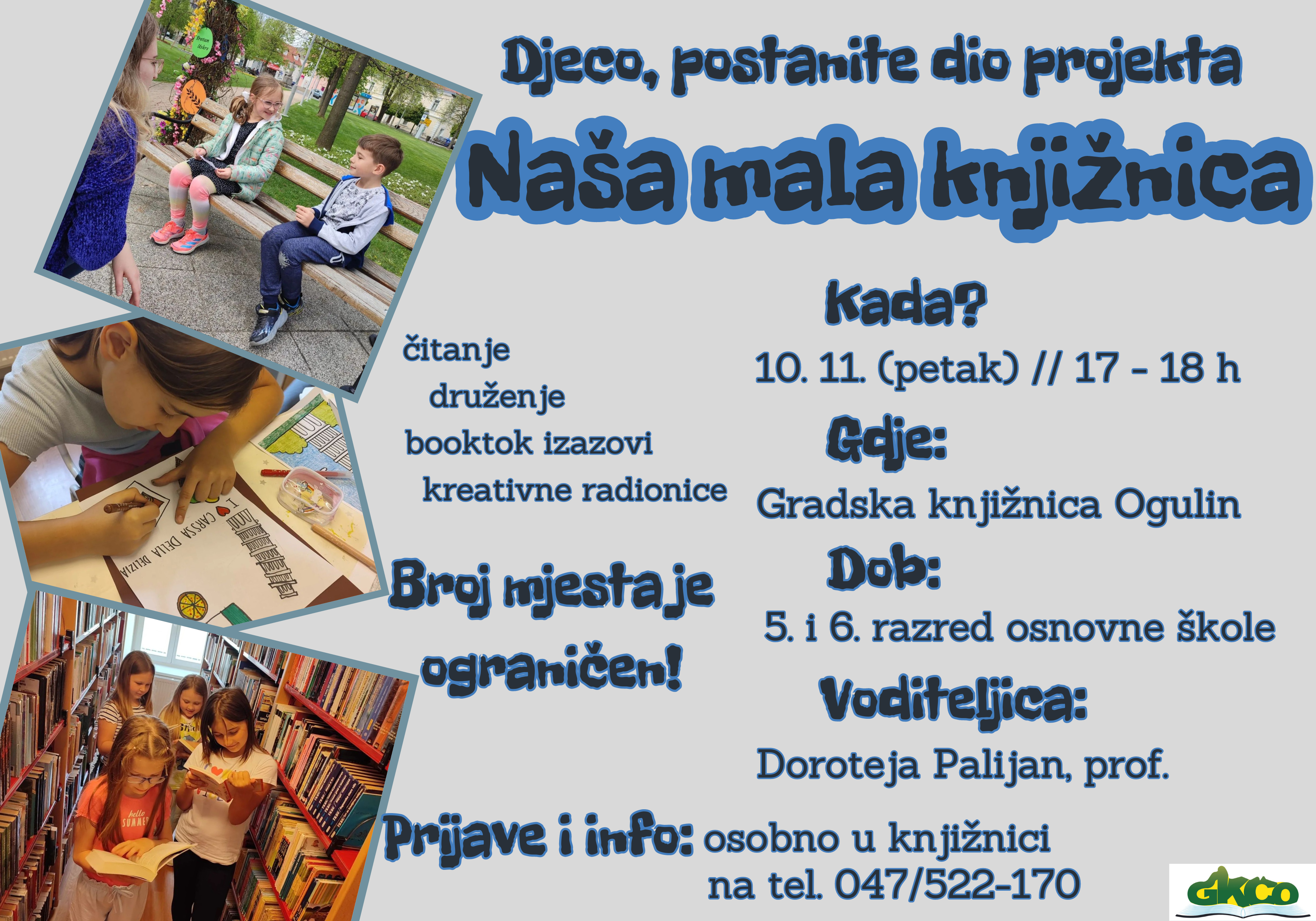 Naša mala knjižnica – poziv na sudjelovanje