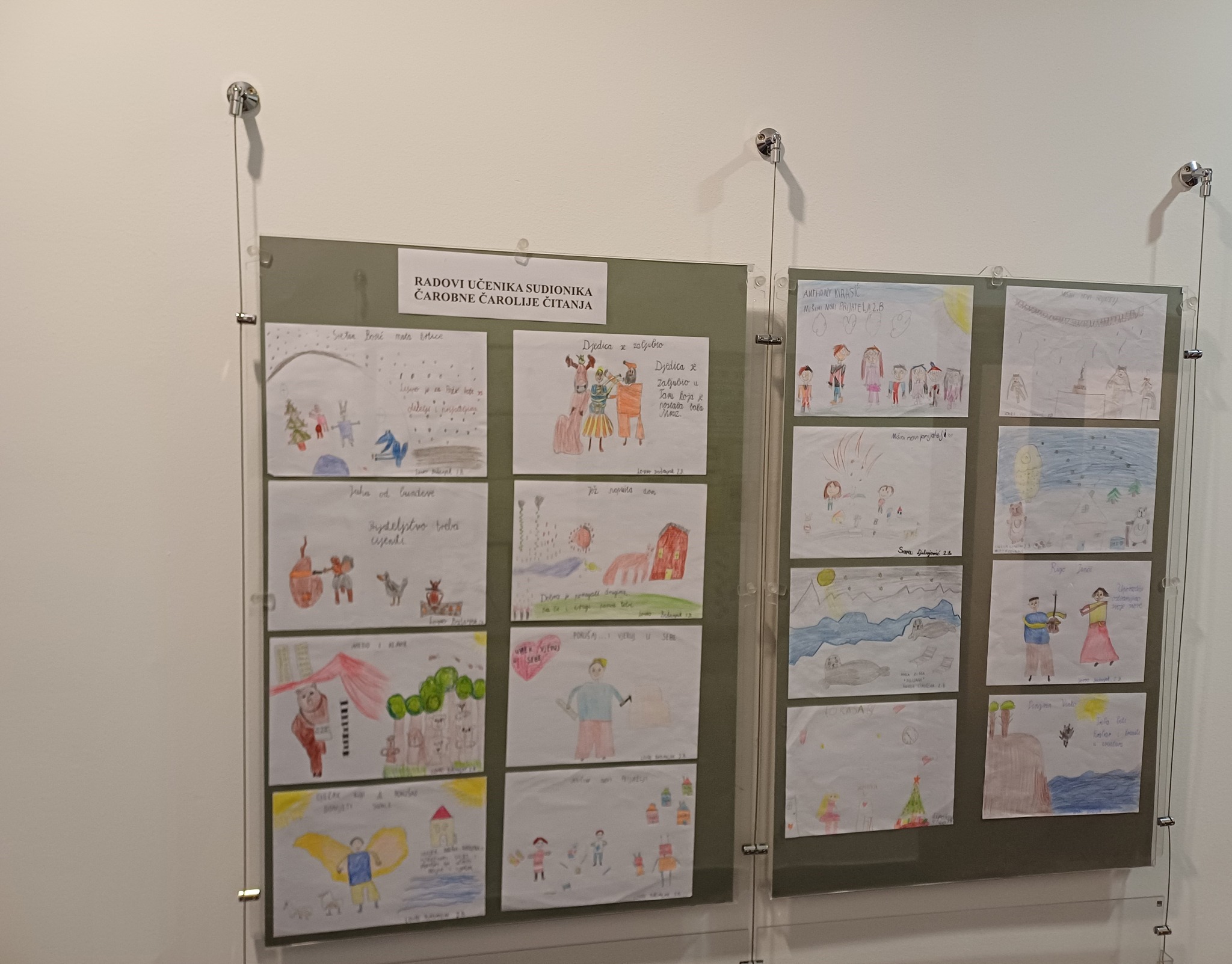 Izložba radova sudionika Čarobne čarolije čitanja
