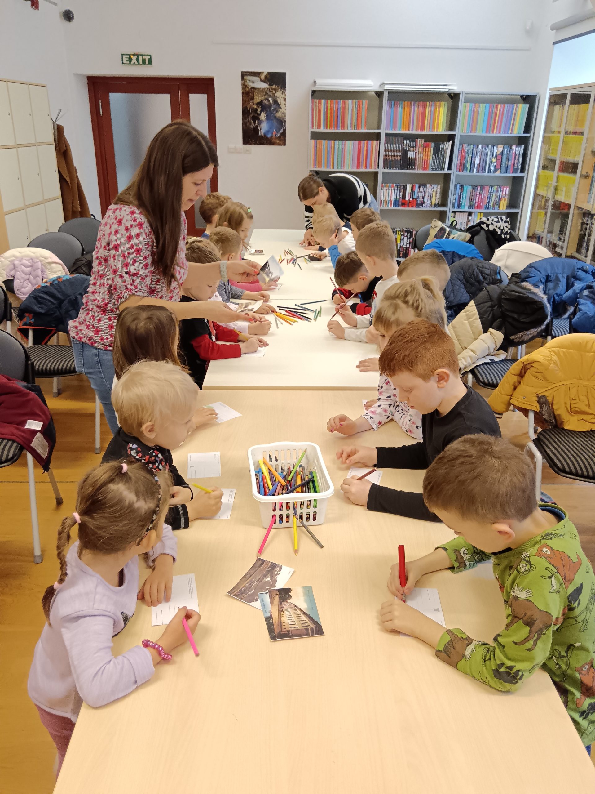 “Loptice” u posjetu Knjižnici