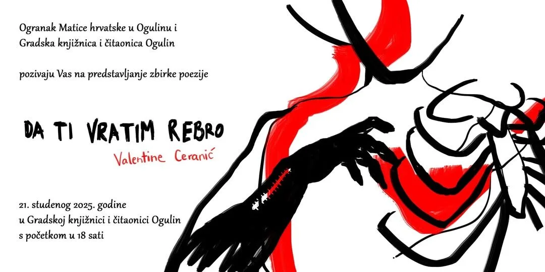 Predstavljanje zbirke poezije “Da ti vratim rebro”