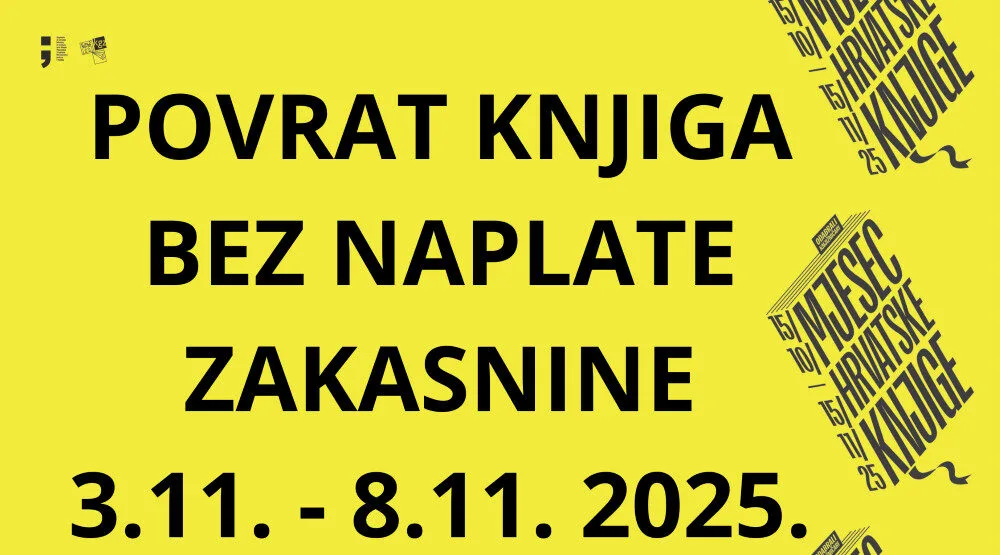 Povrat knjiga bez naplate zakasnine