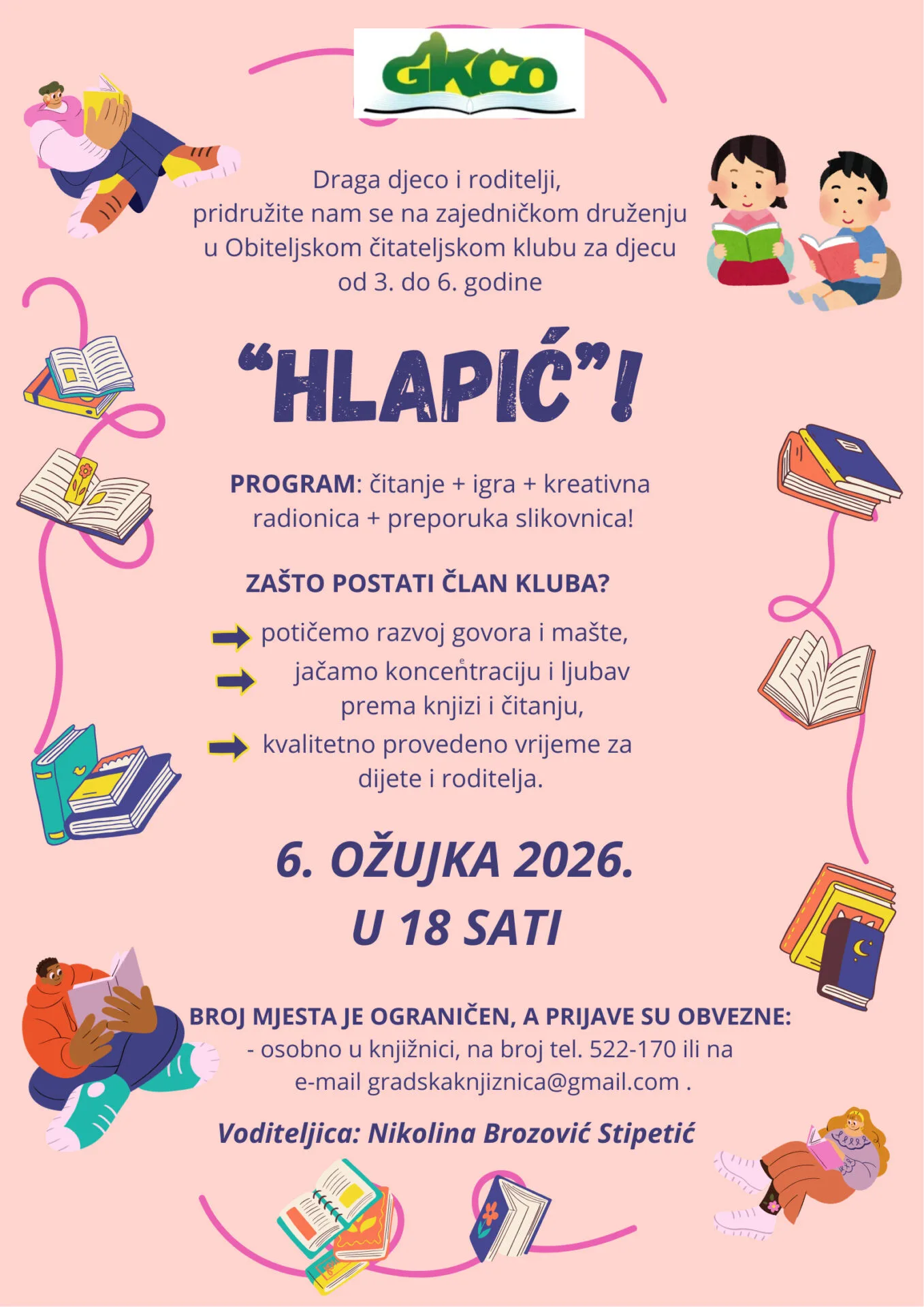 Obiteljski čitateljski klub “Hlapić”