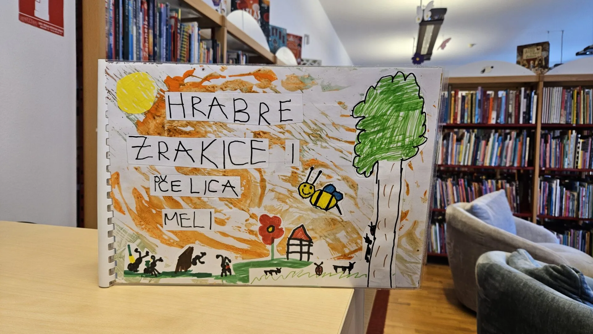 Slikovnica DV Bistrac “Hrabre zrakice i pčelica Meli”