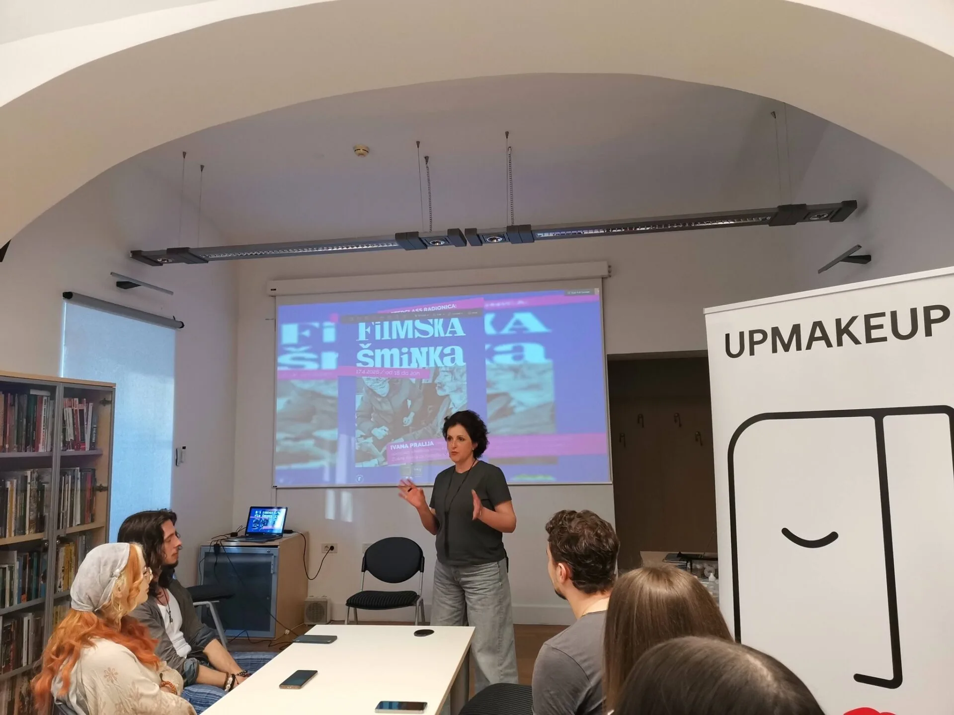 Održana izvrsna masterclass radionica “Filmska šminka” s Ivanom Pralijom