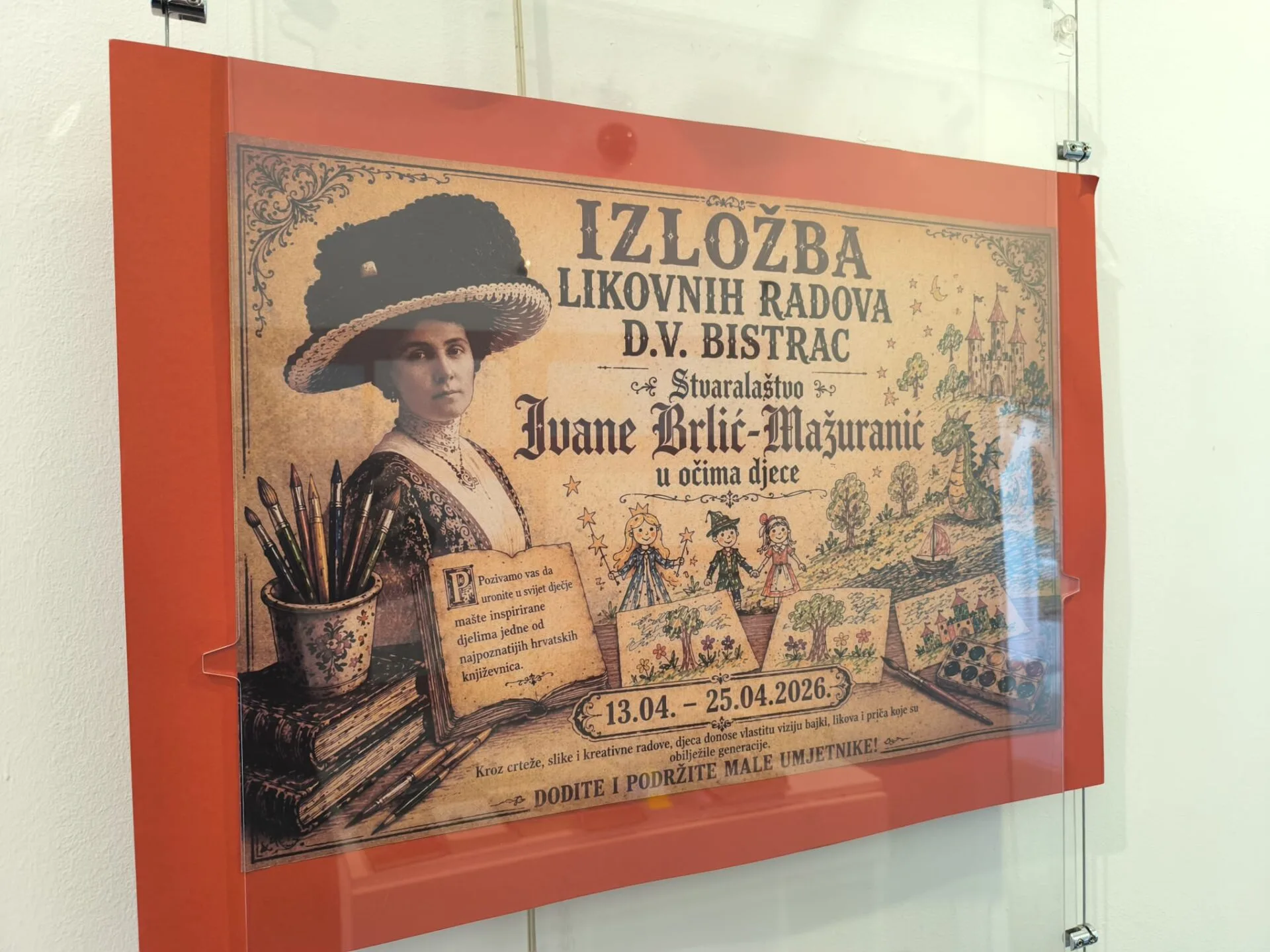 Izložba likovnih radova DV Bistrac: “Stvaralaštvo Ivane Brlić-Mažuranić u očima djece”