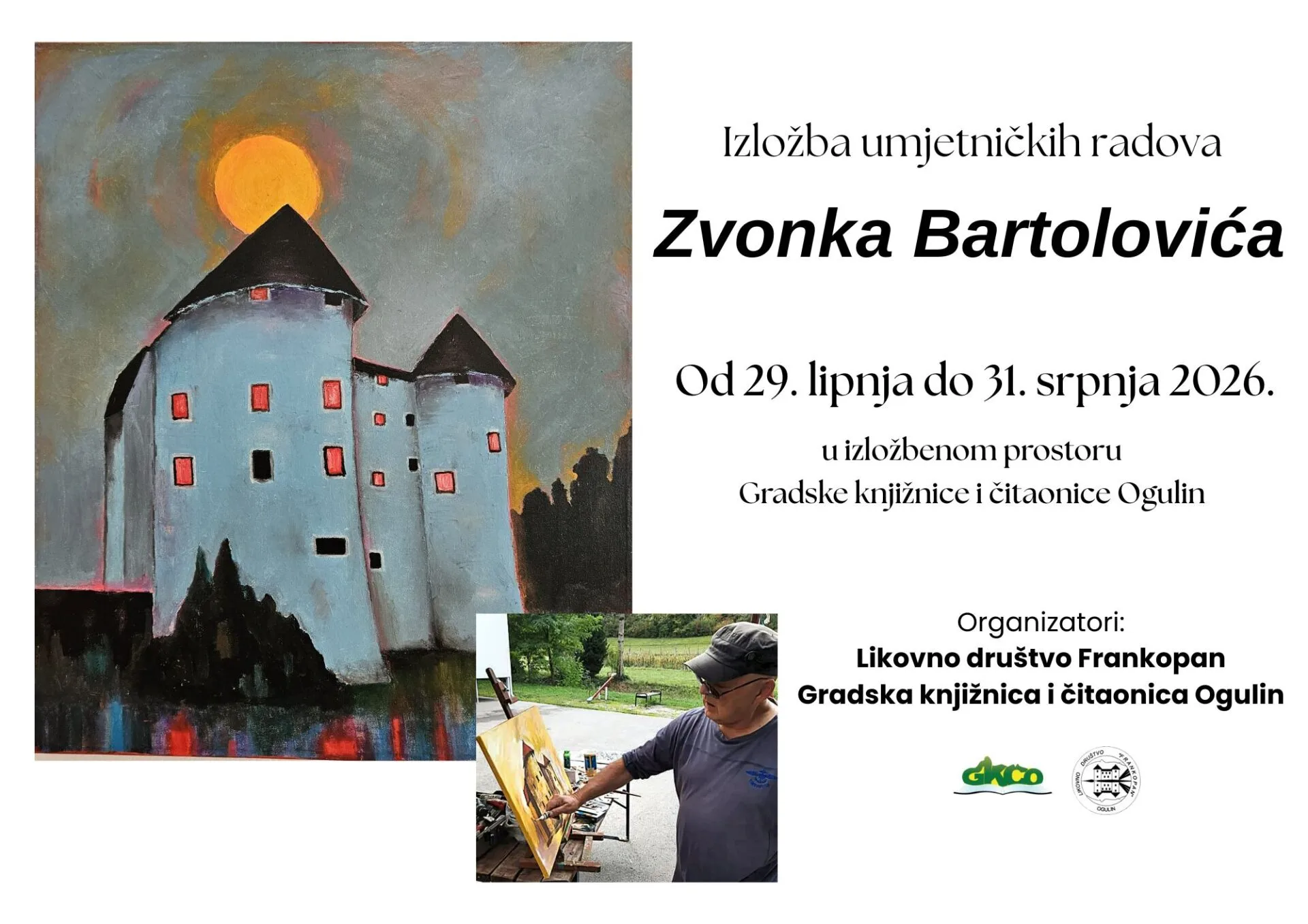 Izložba umjetničkih radova Zvonka Bartolovića