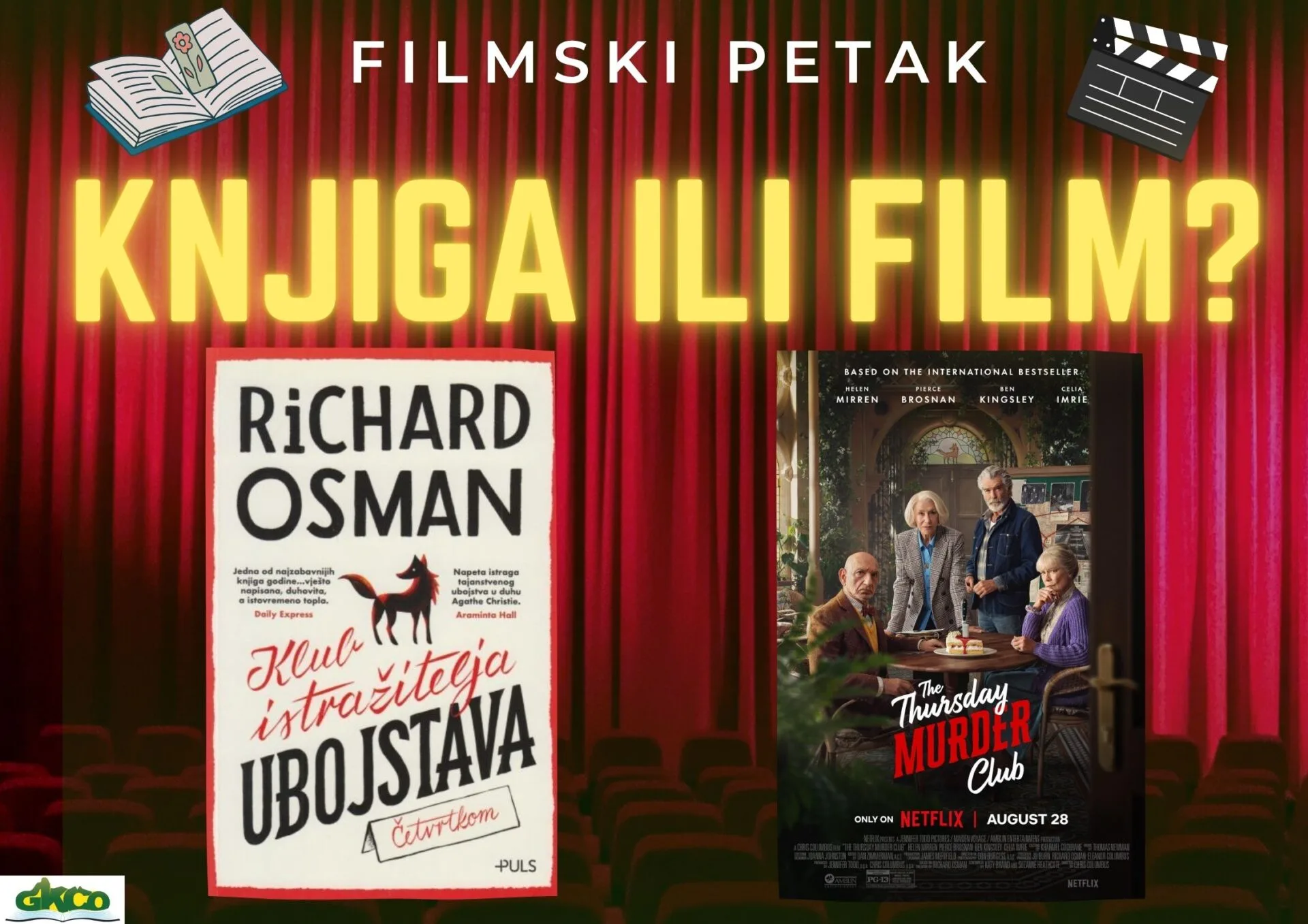 Filmski petak; knjiga ili film?