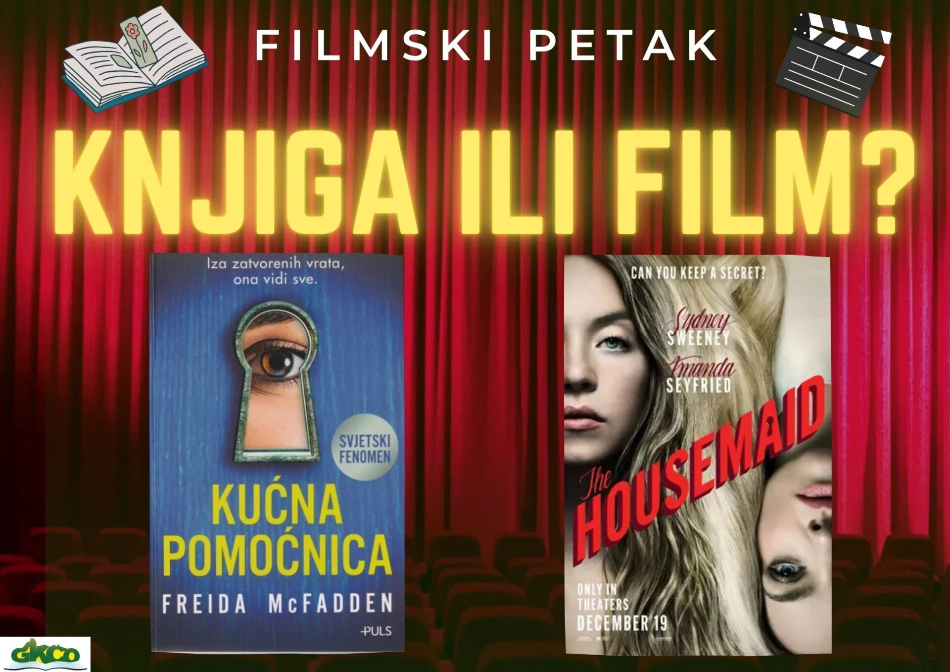 Filmski petak; knjiga ili film?
