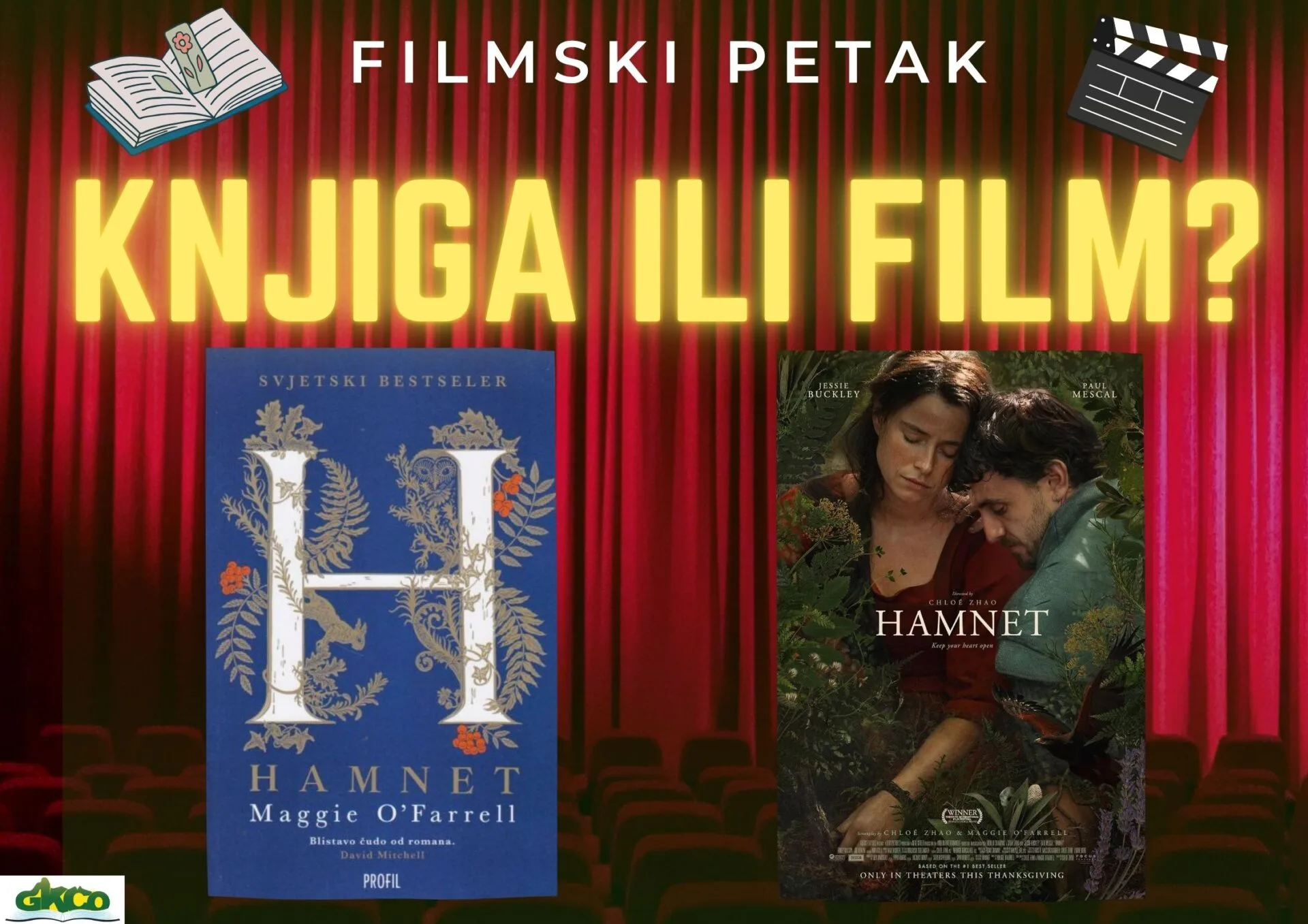 Filmski petak; knjiga ili film?