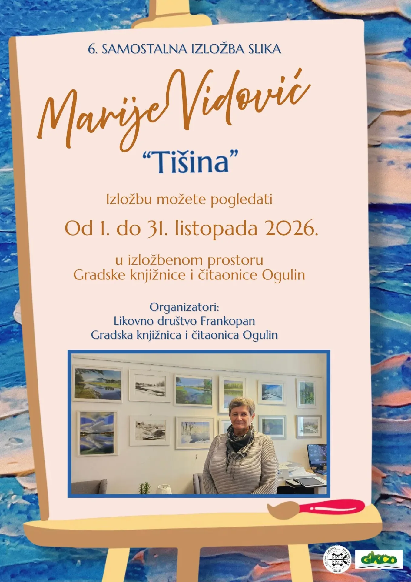 6. samostalna izložba slika Marija Vidović