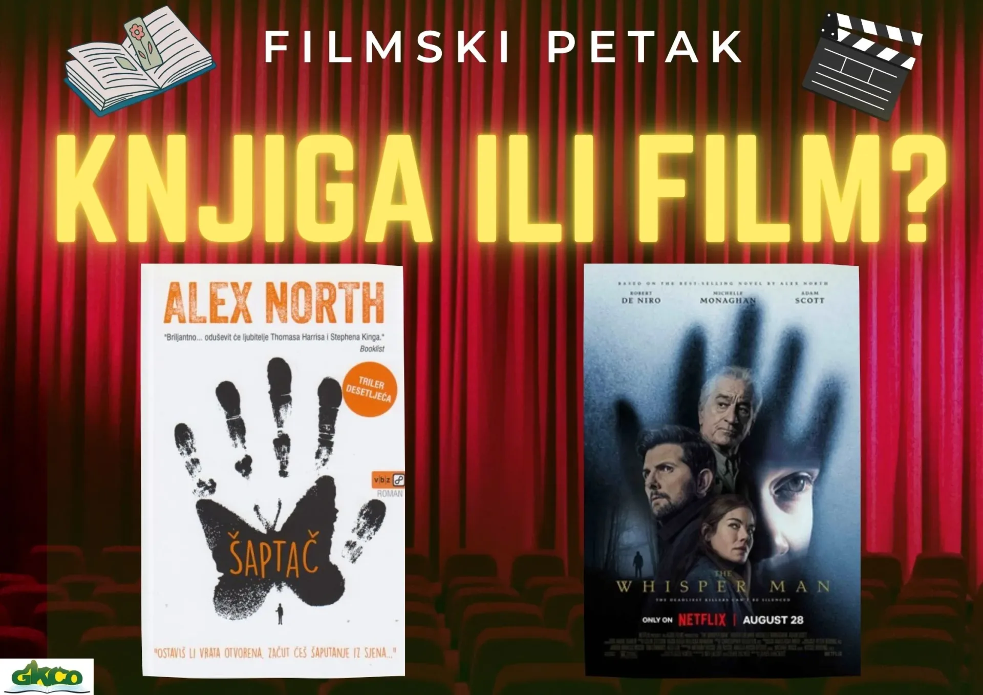 Filmski petak; knjiga ili film?