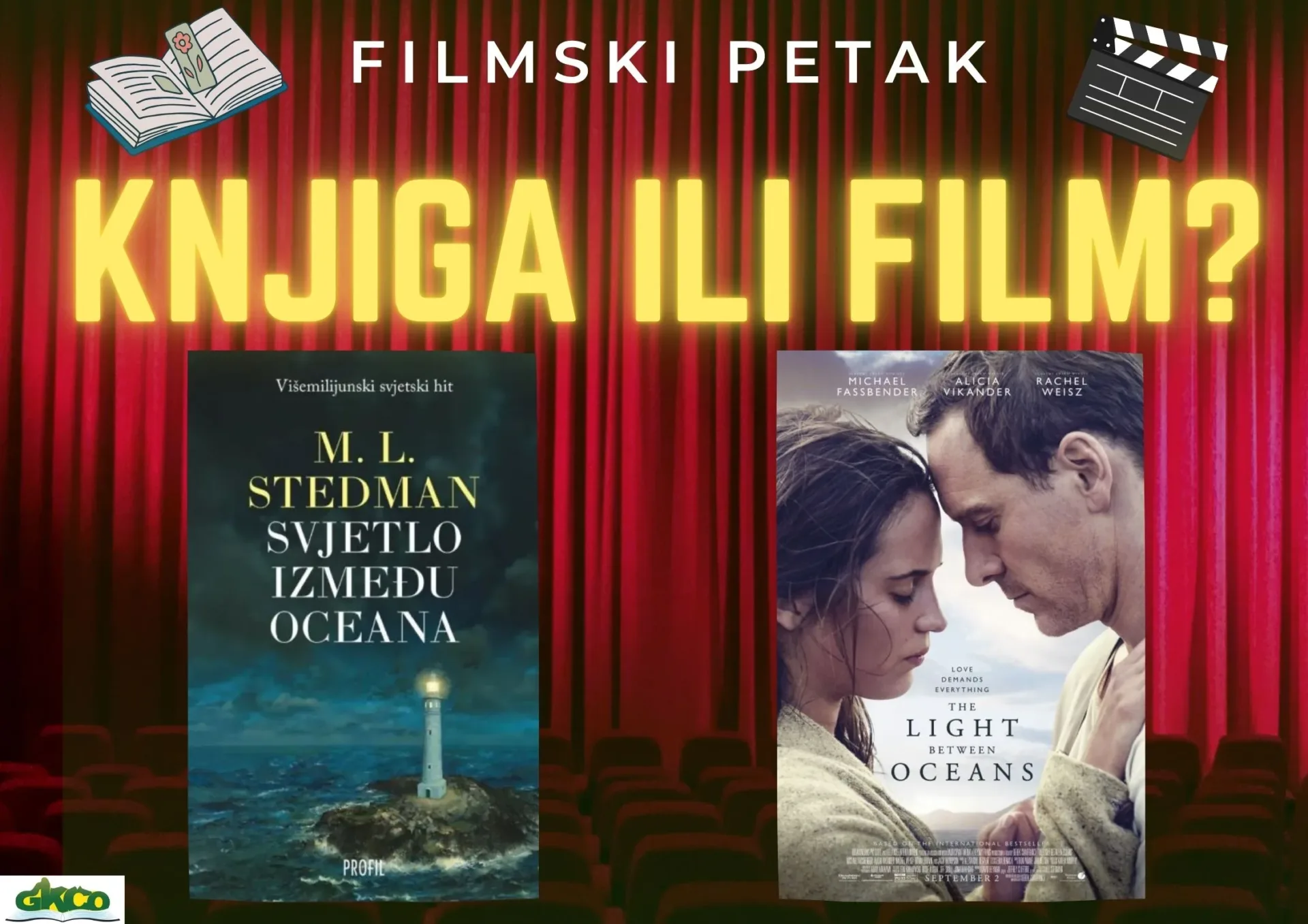 Filmski petak; knjiga ili film?