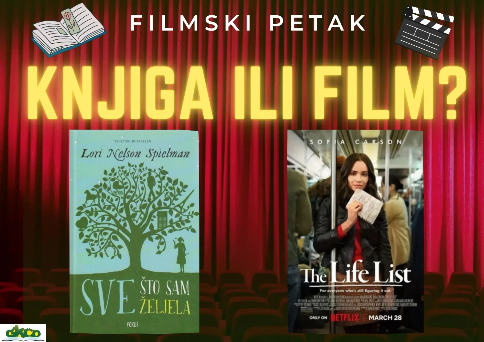 Filmski petak; knjiga ili film?