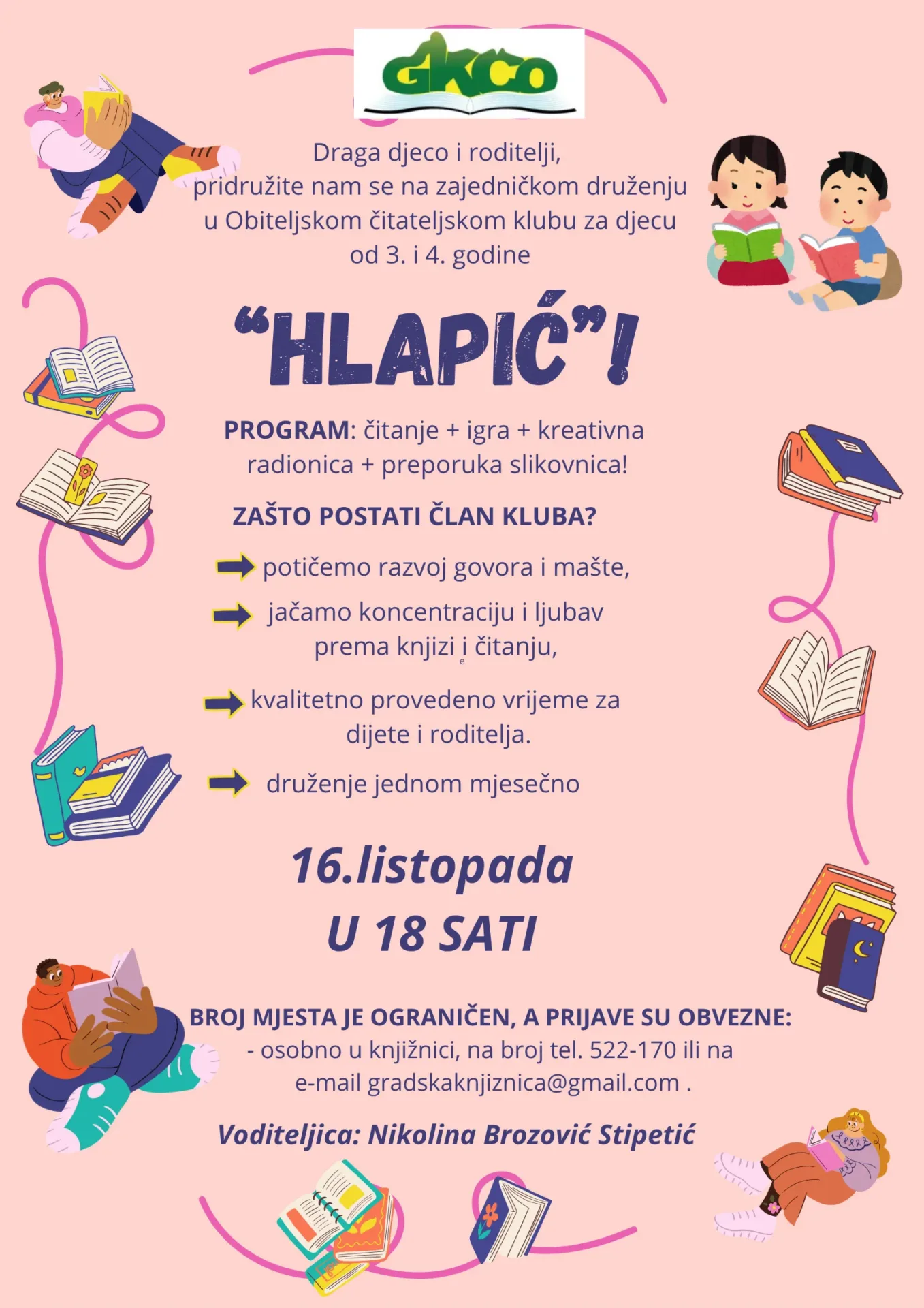 Obiteljski čitateljski klub “Hlapić”